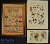 Old Rugby Prints (3): The Rover comic’s front page from Feb 11th 1950^ with 19 coloured