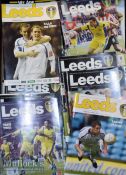 Leeds Utd Home Football Programmes: Mostly modern some with team sheets and ticket (70 Box)