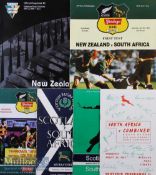 South Africa Abroad Rugby Programme Selection: Issues from 1961 (Scotland)^ 1965 (v Combined Mid &