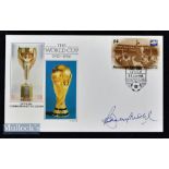 1930-1986 World Cup First Day Cover Signed by Bobby Moore: Official commemorative cover postal