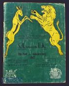 ?Scarce 1962 British Lions v South Africa v 1st Test Rugby Programme: Cover a little worn but