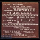 Superb Rare Queensland v NSW 1906 Rugby Programme: Really special issue with weight and intent^ c.6”