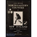 1964 NZ All Blacks Rugby Programme: Clean crisp issue from North Eastern Counties at rare venue^