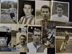 Autographed Football Photographs and Cuttings: To include approximately 170 signatures George