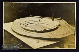 Centennial Stadium Uruguay Photograph depicts a scale model^ blank to reverse with glue remnants