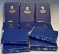 Complete Collection of 1990-95 Chelsea home football programmes including 90/91 (26)^ 91/92 (29)^
