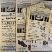 Selection of 1950s Luton Town football Programmes to include 1954 v Doncaster Rovers^ 1955 v Port