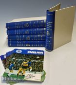 Collection of Chelsea 1974-79 Chelsea home football programmes consisting of 74/75 complete league