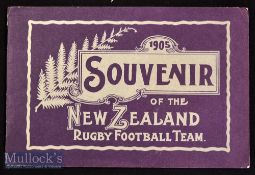 1905 Souvenir of the New Zealand Rugby Football Team Tour to UK - 1981 75th Anniversary