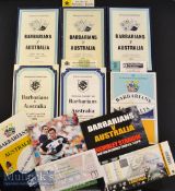 1958-2008 Barbarians v Australia Rugby Programmes and tickets (14): A half century of great clashes^