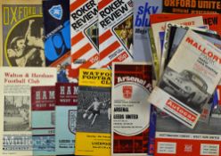 Selection of Mixed Football Programmes from 1957 to 1980s to include Nottingham Forest homes^ with