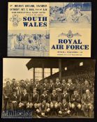 1941/44 Wartime Programme and Photograph (2): Delightful Duo^ a fine 8” x 5” photo of the RAF XV v