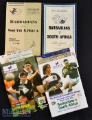 1952-2000 Barbarians v S Africa Rugby Programmes and tickets (6): The flimsier 1952 and standard