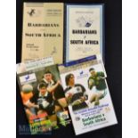 1952-2000 Barbarians v S Africa Rugby Programmes and tickets (6): The flimsier 1952 and standard