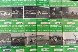 1964 - 1975 Hibernian football programmes: All Homes and clean examples with about 30% having team