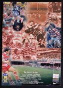 1999 Wigan Warriors v St Helens “Final Game” rugby league programme – last game to be played at
