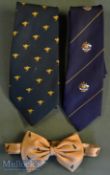 Pair of official Australian Rugby union issue neckties and one Wallabies bow tie (3): In generally