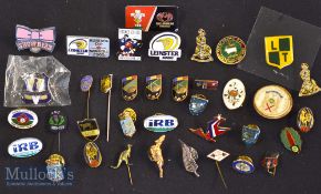 Rugby Lapel Badge Collection (36): Nice wide international selection to inc several countries as