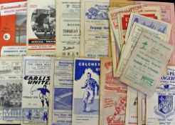 Collection of Torquay United away football programmes to include 49/50 Aldershot^ 51/52 Plymouth
