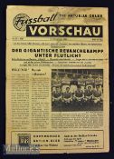 Scarce 1956 Borussia Dortmund v Manchester United football programme date 21 Nov^ folds^ few tears