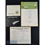 1963-4 NZ All Blacks Rugby Programmes etc (3): Programmes from the tourists’ games against Oxford