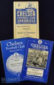 1947/48 & 1949/50 Chelsea v Hearts of Midlothian friendly football programmes dated 26 Apr at