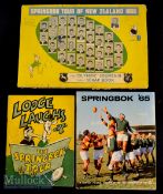 1956/1965 S African Springboks in NZ Rugby Selection (3): 1956 Scrapbook with specially-designed