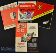 1971 British & Irish Lions to New Zealand full set of Rugby Test Programmes (4): History-making