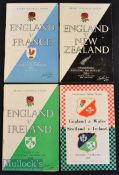 1950s England Rugby Programmes (4): Magazine-style issues v France 1953^ New Zealand & Ireland 1954^