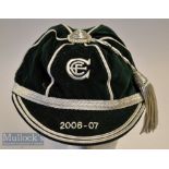 2006/07 Presentation Cap in black with silver trim and tassel^ label internally Toye^ Kenning &