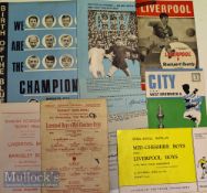 Ken Mulhearn Football Ephemera to include 2x letters on Liverpool Headed paper^ various player