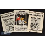 1989 British & Irish Lions to Australia Rugby Programmes (3): Sought-after issues v NSW at Concord