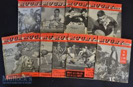 1960-1 Rugby World Magazine Collection (10): Ten of the first eleven issues (Oct 1960-June 1961 &