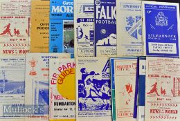 1960/70s Mixed Scottish Football Programmes Various teams and divisions to include Morton^ St