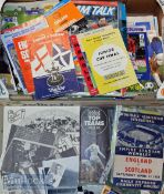 Big Match Football Programmes and Publications: To include 70 Full internationals from 1951 onwards^