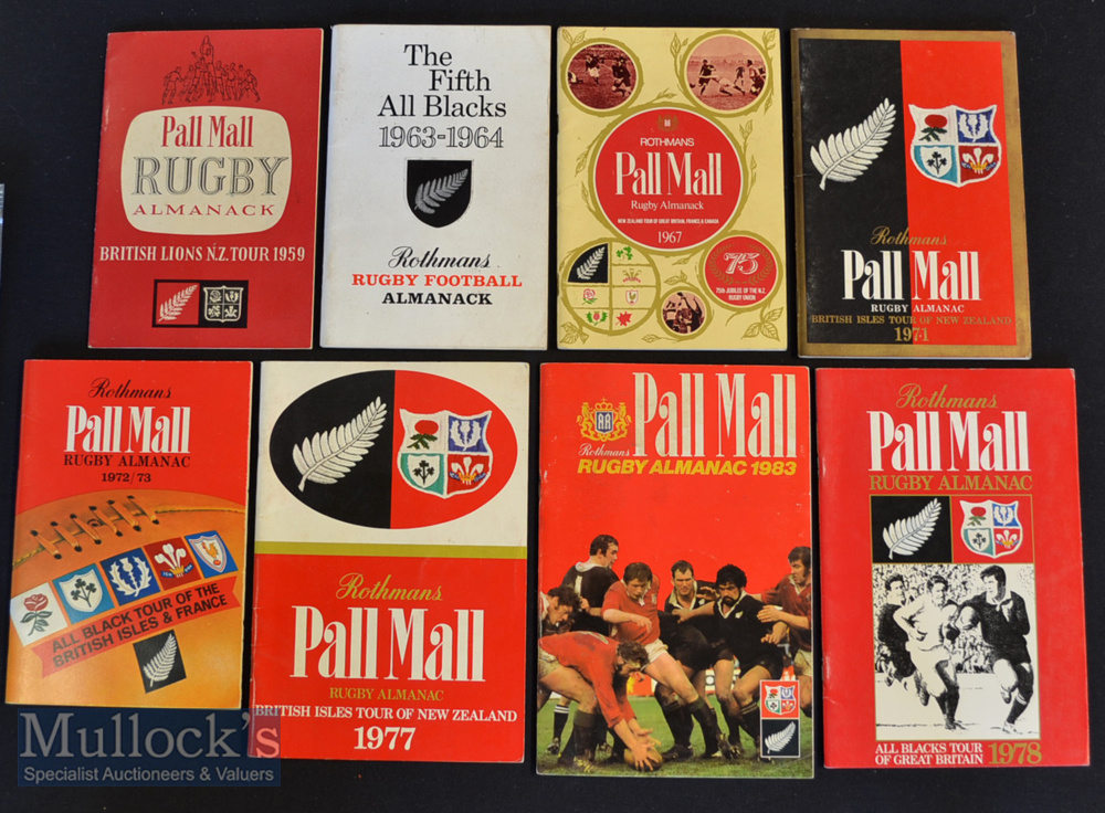 1959-1983 Rothmans NZ Pall Mall Rugby Almanacks (8): The compact attractive detailed issues for