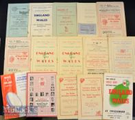 1952-89 Wales Schools Rugby Programmes (16): Eleven Schools (15 Group) programmes^ v Scottish