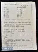 New Mills v Manchester Utd Reserves Football Programme: Single sheet played 8th August 1979 at 7pm
