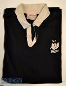 1982 NZ Maori to Wales Match worn Rugby Jersey: Lovely XXOS Canterbury make NZ Maori-badge Jersey