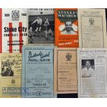 Selection of Torquay United football programmes to include homes 45/46 Swindon Town^ 46/47