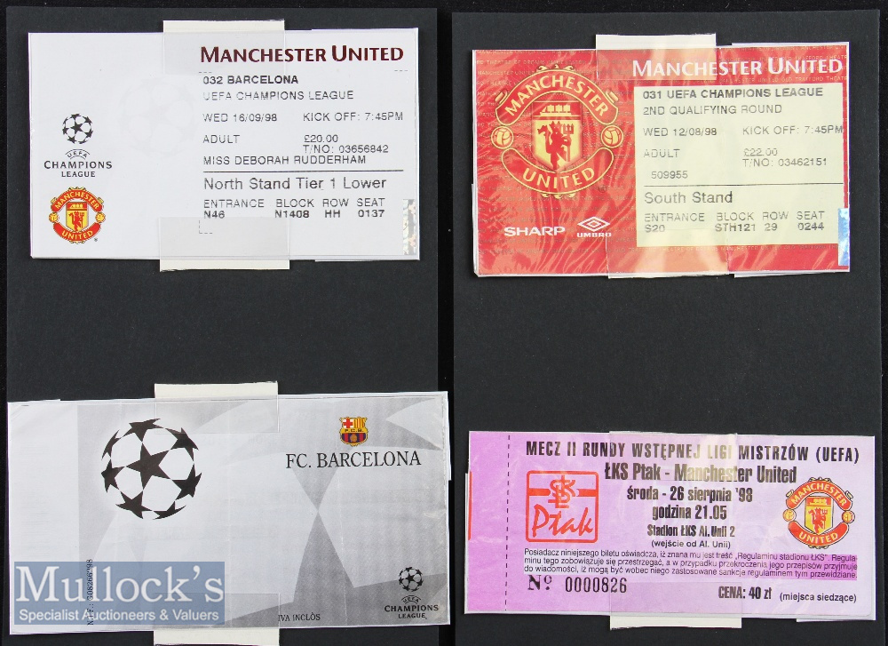 Selection of 1998/99 Manchester United Football match tickets to include homes v West Ham Utd^ - Image 3 of 3