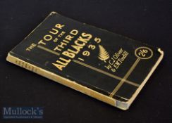 Scarce Rugby Book: Sought-after Oliver & Tindill 1936 200pp softback ‘The Tour of the Third all