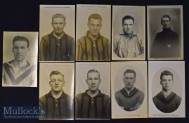 1920’s Wolverhampton Wanderers b&w player postcards by Paulton Brothers scarce issues (9)