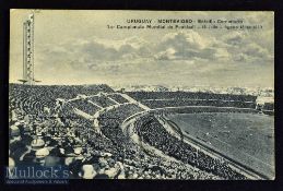 1930 Football World Cup Postcard - View of the Olympic and Amsterdam grandstands during the 1930