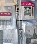 1960 – 1971 Hearts Football Programmes: All good clean examples with 40% having team changes