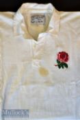 1990 Jeff Probyn England v Wales Match worn Rugby Jersey: RFU’s own brand 44” No. 3 Jersey worn by