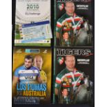 2009/10/16 ‘First and Different’ Rugby Programmes (4): Near mint issues for Leicester Tigers v S