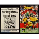 1989 British & Irish Lions to Australia Rugby Programmes (2): Sought-after issue v NSW at Concord