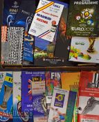 Selection of European Final football programmes from 1970s onwards includes Europa League^ UEFA