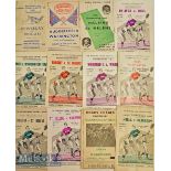 Small Binder of Rugby League Championship Final Programmes 1946-67 (12): A dozen of the finals